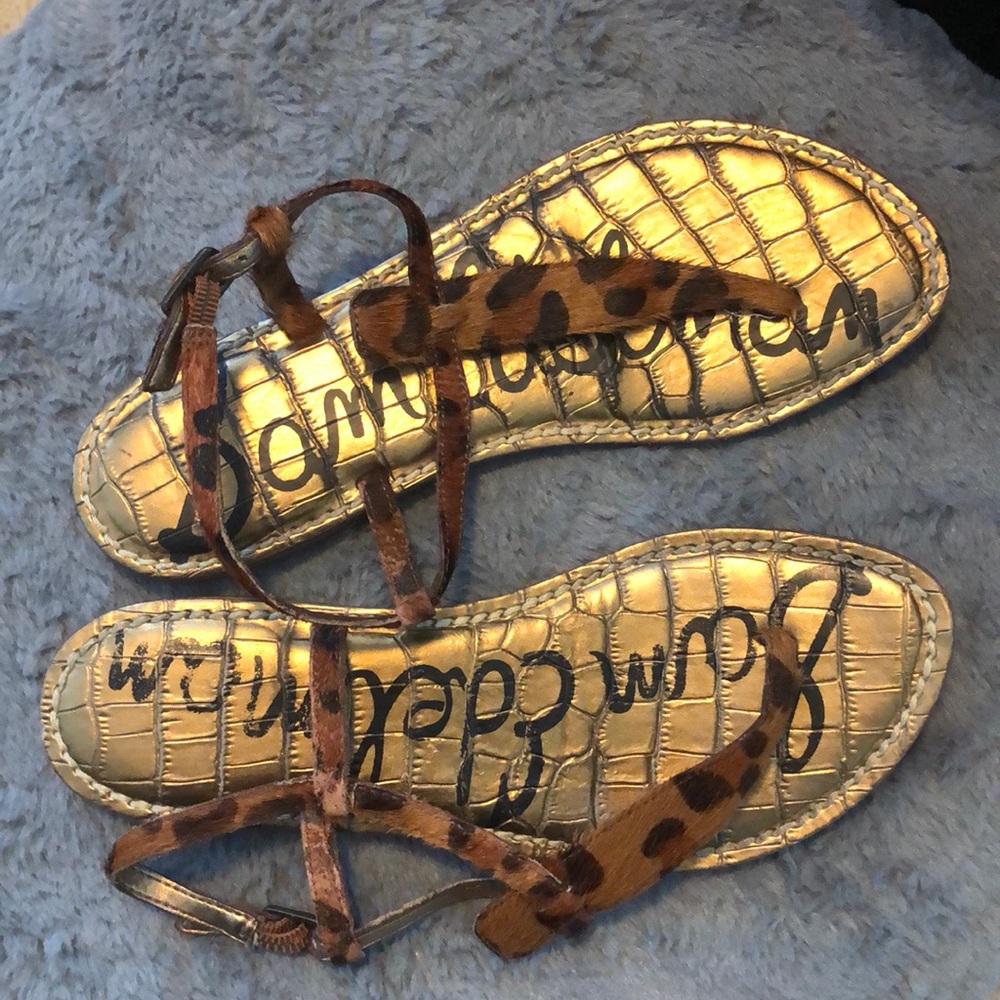 Sam Edelman cheetah sandals - size 6.5